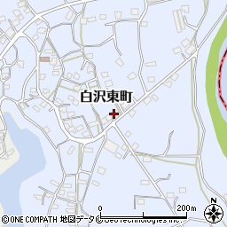 鹿児島県枕崎市白沢東町296周辺の地図