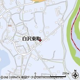 鹿児島県枕崎市白沢東町270周辺の地図