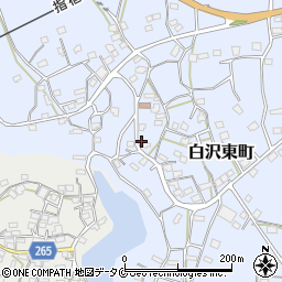 鹿児島県枕崎市白沢東町211周辺の地図