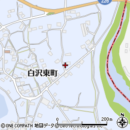 鹿児島県枕崎市白沢東町594周辺の地図