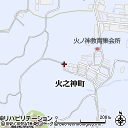 鹿児島県枕崎市火之神町周辺の地図