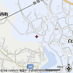 鹿児島県枕崎市白沢東町95周辺の地図