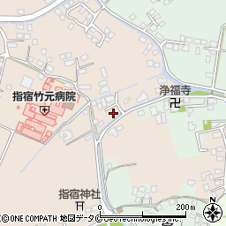 鹿児島県指宿市東方7671周辺の地図