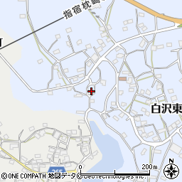 鹿児島県枕崎市白沢東町105周辺の地図