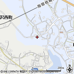 鹿児島県枕崎市白沢東町90周辺の地図