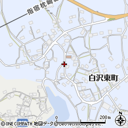 鹿児島県枕崎市白沢東町208周辺の地図