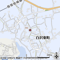 鹿児島県枕崎市白沢東町203周辺の地図