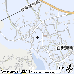 鹿児島県枕崎市白沢東町111周辺の地図
