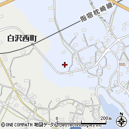 鹿児島県枕崎市白沢東町9周辺の地図