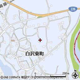 鹿児島県枕崎市白沢東町275周辺の地図