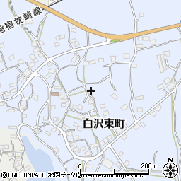 鹿児島県枕崎市白沢東町254周辺の地図