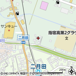 鹿児島県指宿市西方49周辺の地図