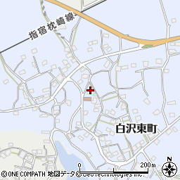 鹿児島県枕崎市白沢東町198周辺の地図