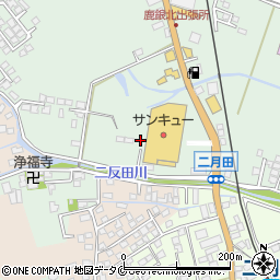 鹿児島県指宿市西方1422周辺の地図