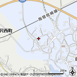 鹿児島県枕崎市白沢東町61周辺の地図