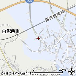 鹿児島県枕崎市白沢東町15-1周辺の地図