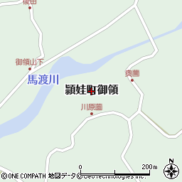 鹿児島県南九州市頴娃町御領周辺の地図