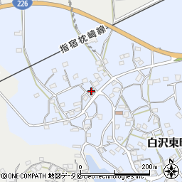 鹿児島県枕崎市白沢東町53周辺の地図