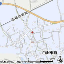 鹿児島県枕崎市白沢東町191周辺の地図