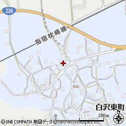鹿児島県枕崎市白沢東町119周辺の地図
