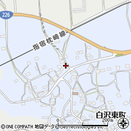 鹿児島県枕崎市白沢東町120周辺の地図
