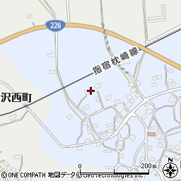 鹿児島県枕崎市白沢東町33周辺の地図