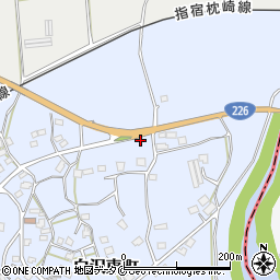 鹿児島県枕崎市白沢東町161周辺の地図