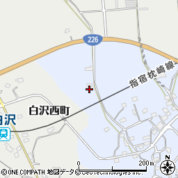 鹿児島県枕崎市白沢東町758周辺の地図