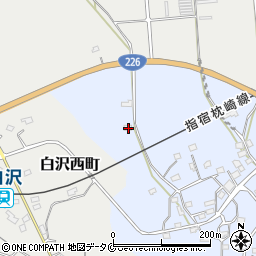 鹿児島県枕崎市白沢東町761周辺の地図