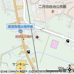 鹿児島県指宿市西方2072-8周辺の地図