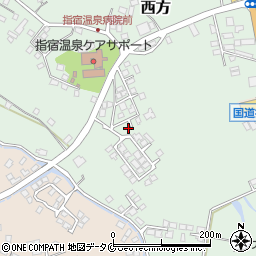 鹿児島県指宿市西方1242-29周辺の地図