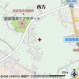 鹿児島県指宿市西方1258-15周辺の地図