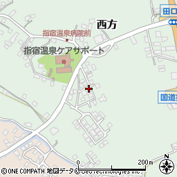 鹿児島県指宿市西方1242-9周辺の地図
