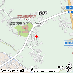 鹿児島県指宿市西方1246-25周辺の地図