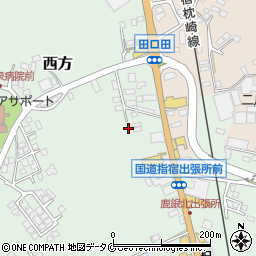 鹿児島県指宿市西方802-2周辺の地図
