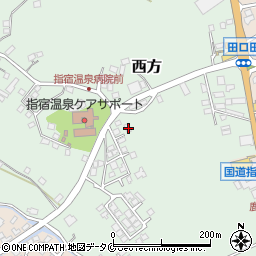 鹿児島県指宿市西方1256周辺の地図