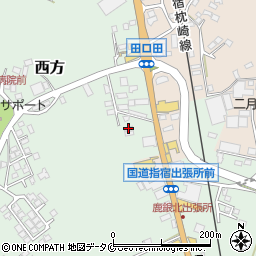 鹿児島県指宿市西方2077周辺の地図