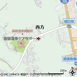 鹿児島県指宿市西方1025周辺の地図