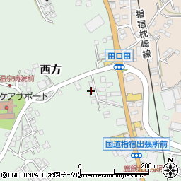 鹿児島県指宿市西方2081周辺の地図