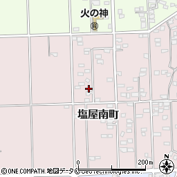 鹿児島県枕崎市塩屋南町周辺の地図