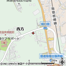 鹿児島県指宿市西方2089周辺の地図