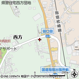鹿児島県指宿市西方2079周辺の地図