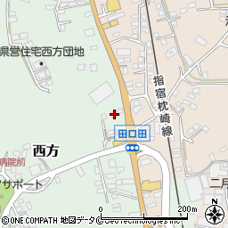 鹿児島県指宿市西方2113周辺の地図