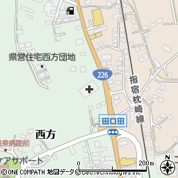 鹿児島県指宿市西方2115周辺の地図