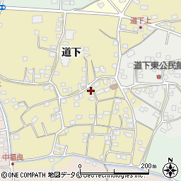 鹿児島県指宿市西方641周辺の地図