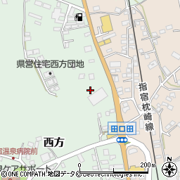 鹿児島県指宿市西方2161-1周辺の地図