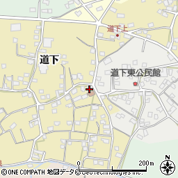 鹿児島県指宿市西方668周辺の地図