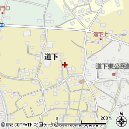 鹿児島県指宿市西方517周辺の地図