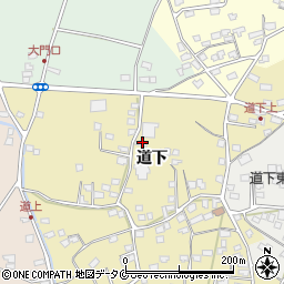 鹿児島県指宿市西方540周辺の地図