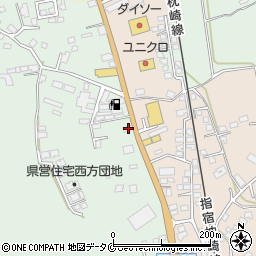 鹿児島県指宿市西方2164周辺の地図